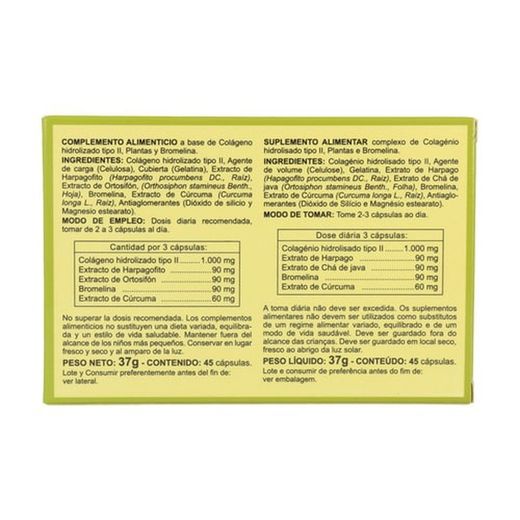 Colágeno Plus 45 cápsulas Integralia