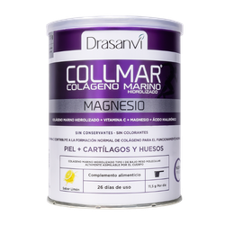 Collmar colágeno Marino + Magnesio y Ac. hialurónico 300g limón de Drasanvi