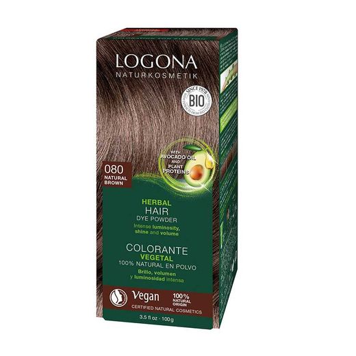 Colorante Vegetal 080 Castaño Dorado 100 gr de Logona