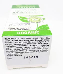 Compuesto de Plantas Micronizadas Rhatma Desodorante Talco 75g