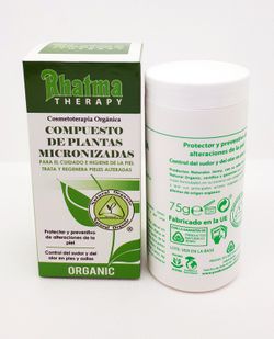Compuesto de Plantas Micronizadas Rhatma Desodorante Talco 75g