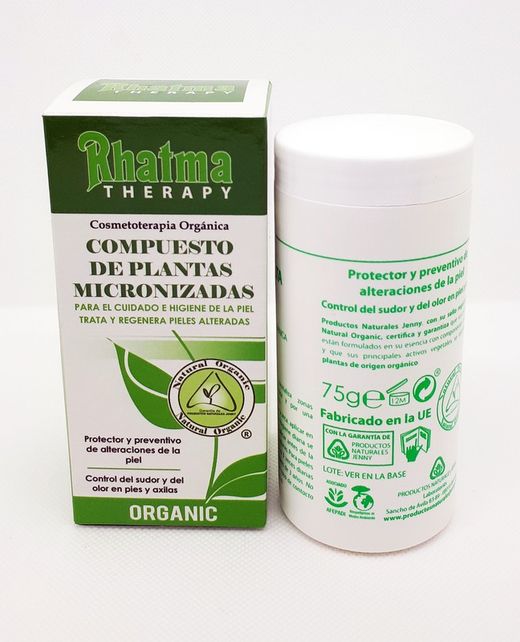 Compuesto de Plantas Micronizadas Rhatma Desodorante Talco 75g