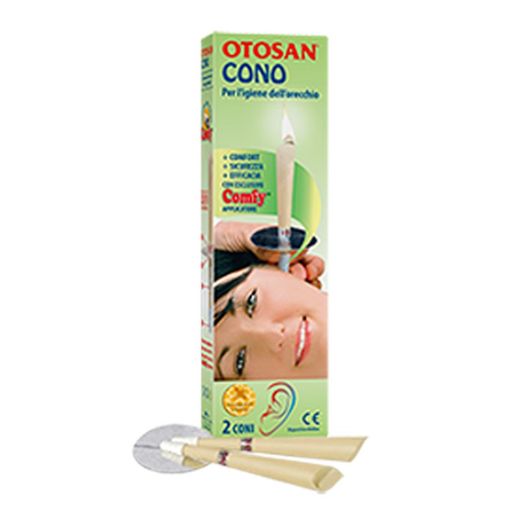 Cono limpieza de oídos de Otosan 2 velas auriculares