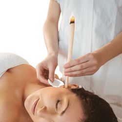 Cono limpieza de oídos de Otosan 2 velas auriculares