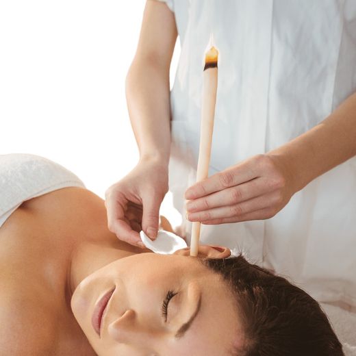 Cono limpieza de oídos de Otosan 2 velas auriculares