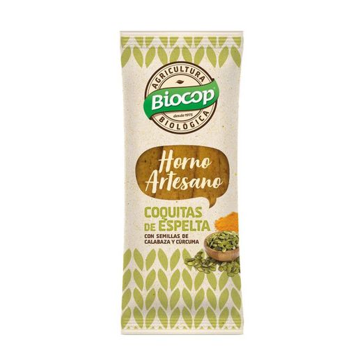 Coquitas Espelta Calabaz-Curcuma Biocop 75g de Biocop