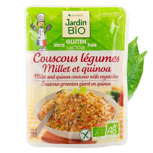 Couscous de Mijo y Quinoa con Legumbres 220g de Jardin Bio