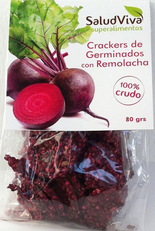 Cracker de Germinados de Remolacha 80 Grs
