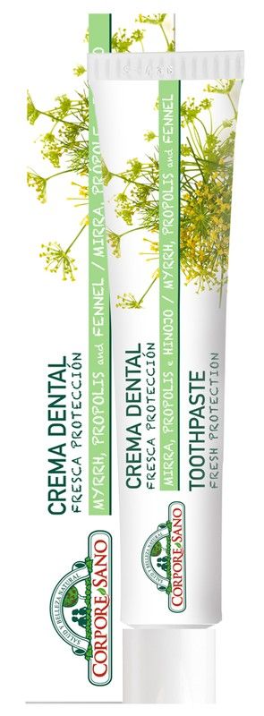 Crema Dental Propolis Mirra E Hinojo 75 ml de Corpore Sano