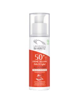 Crema Solar SPF50+ 100ml bebes y niños Certificada Orgánica de Alga Maris