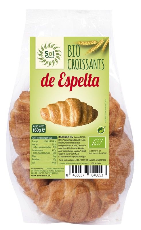 Croissants de Espelta Bio 160 G