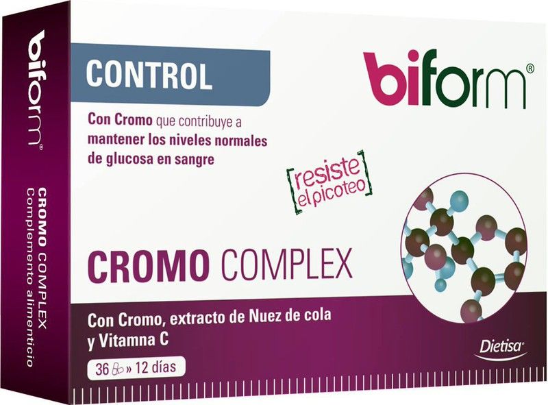 Cromo Complex 36 cápsulas Dietisa CPECCRC saciantes — La Dietética
