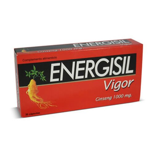 Energisil Vigor  Ginseng 1000 mg 30 Capsulas de Pharma-Otc