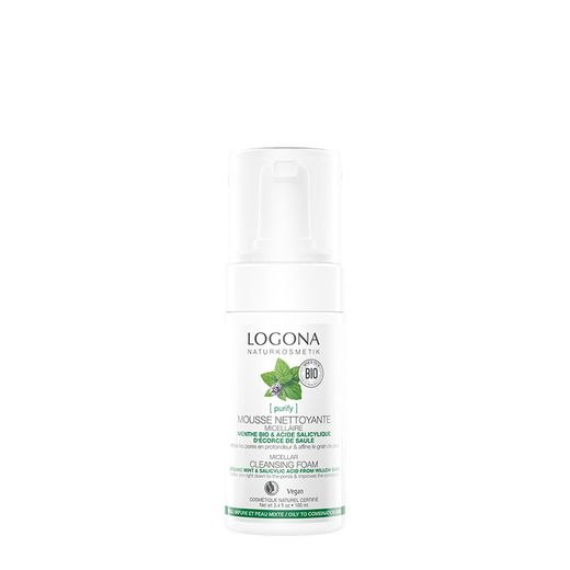 Espuma Limpiadora Menta & ácido Salicilico Micelar de Logona