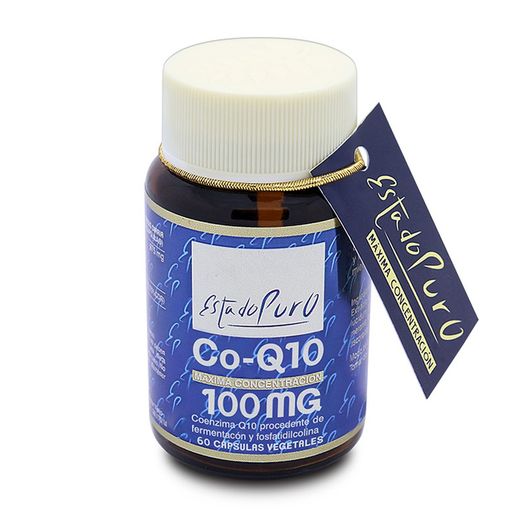 Estado puro Coenzima Q10 100 mg 60 cápsulas vegetales