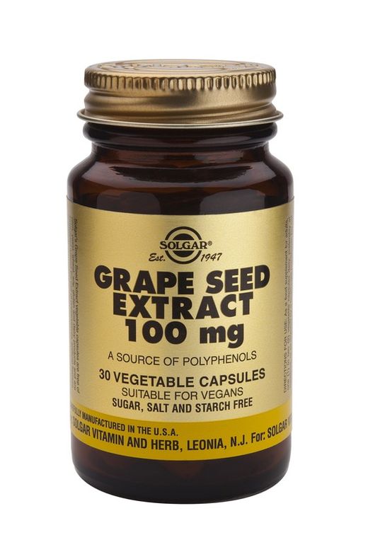 Extracto semilla uva 100 mg 30 cápsulas vegetales