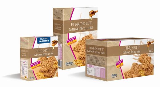 Fibrodiet galletas fibra y miel 1Kg de Dietisa