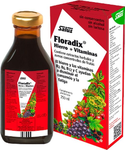 Floradix Hierro Orgánico + Vitaminas 500 ml. de Salus