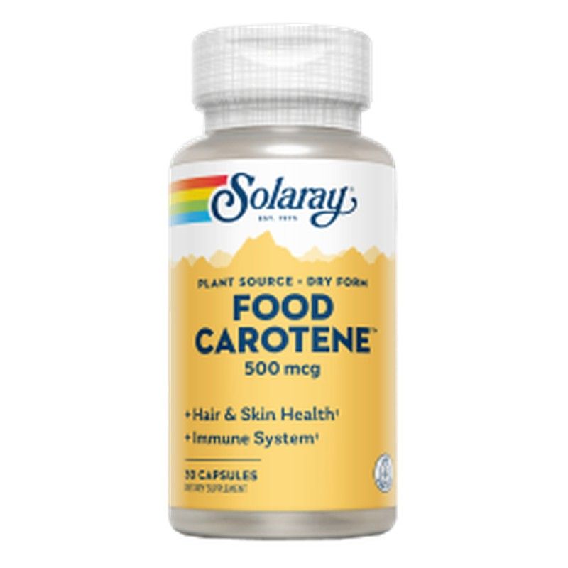 Food Carotene 15mg 30 perlas de Solaray