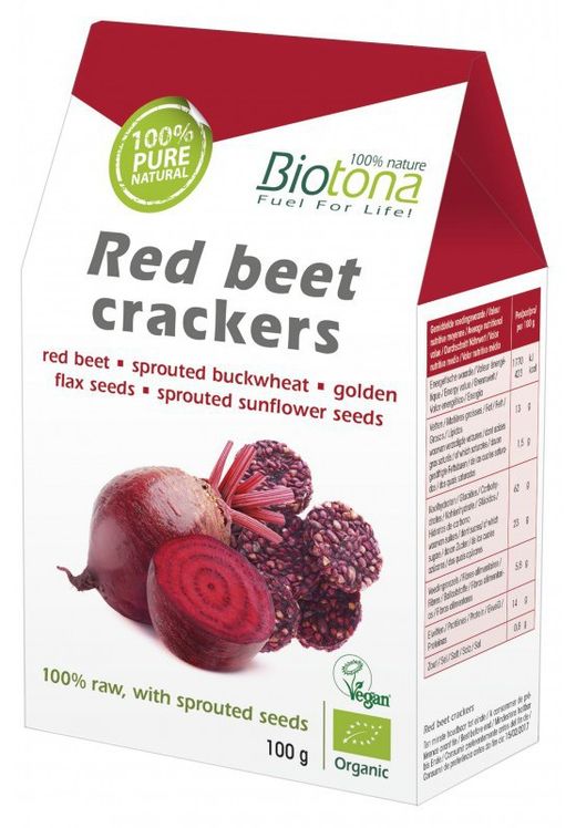 Galletas Remolacha Roja 100g de Biotona