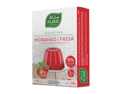Gelatina Fresa Zero 28 gr de Dietmed