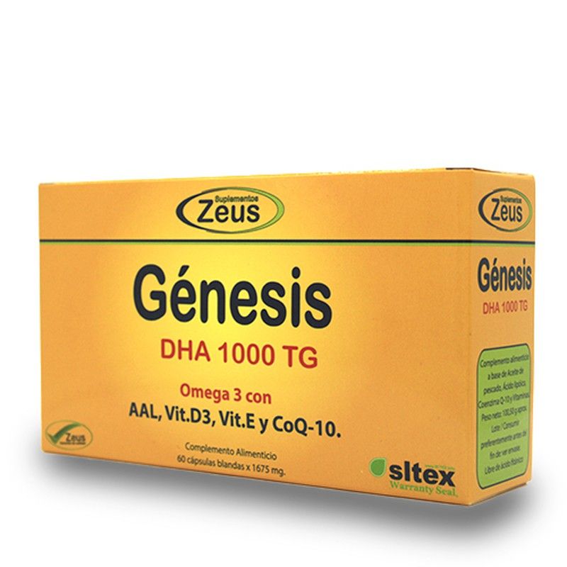 Genesis DHA tg 1000 60 cápsulas — La Dietética Barcelona