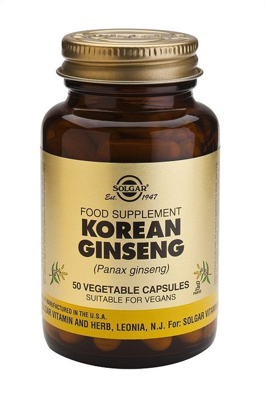 Ginseng coreano  50 cápsulas vegetales