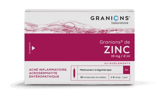 Granions de zinc 30 ampollas 2 ml