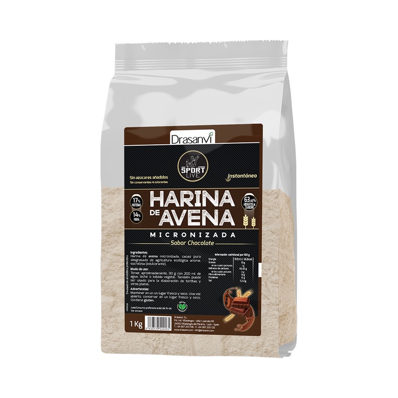 Harina de Avena 1 Kg Sabores - VitOBest. Comprar online