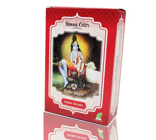 Henna Caoba Oscuro Polvo 100 gr Radhe Shyam
