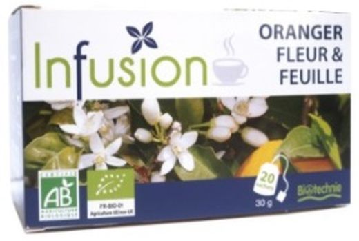Infusion Naranjo Flor y Hoja 20 Filtros Bio de Biotechnie