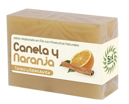 Jabón de Canela y Naranja 100 gr de Sol Natural