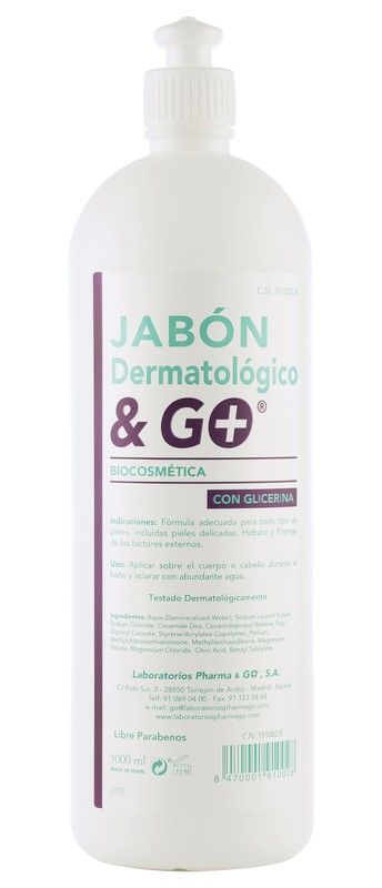 Jabón Dermatologico 1000 ml de Laboratorios Pharma&Go