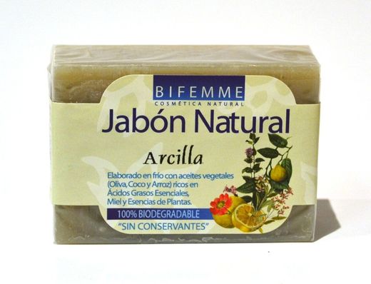 Jabón Natural Arcilla 100 gr de Ynsadiet