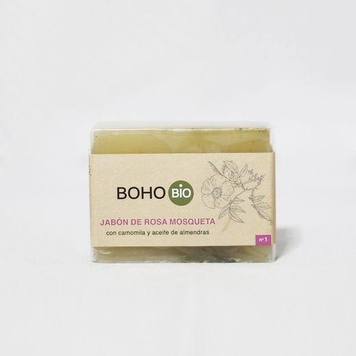 Jabón Rosa Mosqueta, Camomila, Almendras Bio 100 gr de Boho