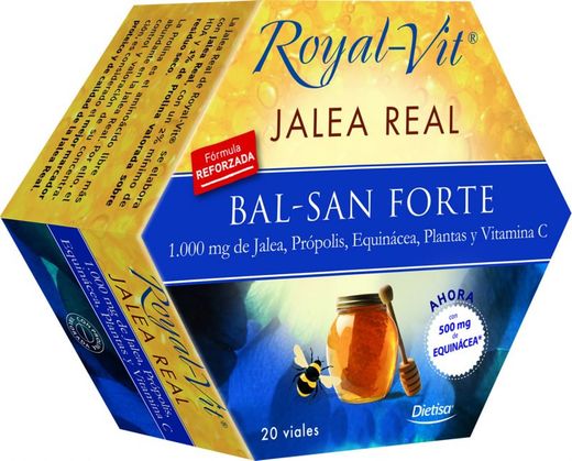 Pack 2 Jalea Real Bal-San Forte Jalea real 20 viales Dietisa