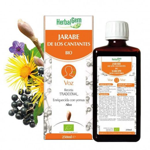 Jarabe de los cantantes bio 250 ml de Herbalgem