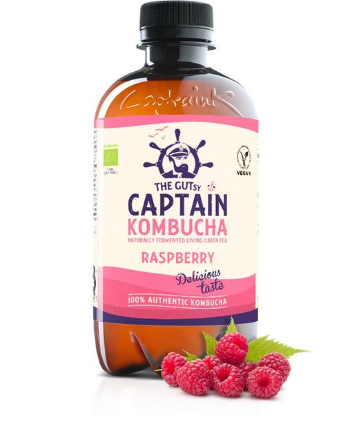 Kombucha California Raspberry 1 Litro de Captain
