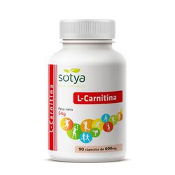 L-Carnitina 600 mg 90 cápsulas Sotya