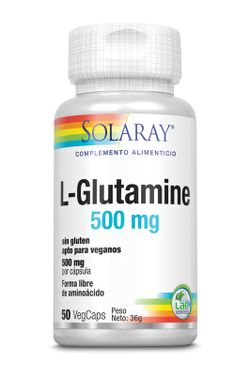 L-Glutamine 500 mg 50 cápsulas