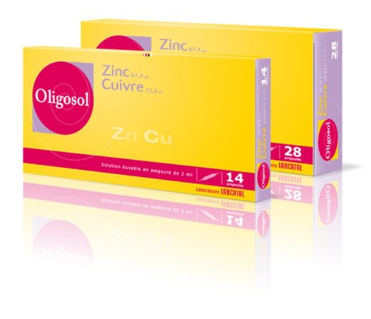 Labcatal 19 zinc-cobre 28 ampollas
