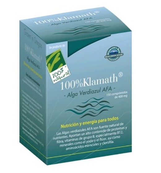 100% Klamath Algas verdiazules AFA de 100% Natural