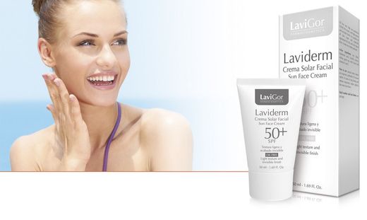 Laviderm Crema Solar Facial SPF-50 + Oil Free de Lavigor