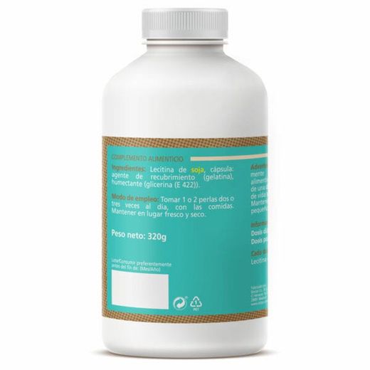 Lecitina de Soja 200 perlas de 1600mg Sotya