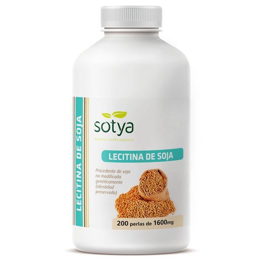 Lecitina de Soja 200 perlas de 1600mg Sotya
