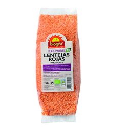 Lentejas Rojas 500g Biogra Bio
