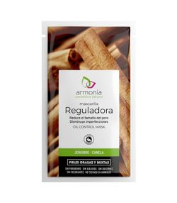Mascarilla Acción Reguladora de Jengibre y Canela 10 ml de Armonía