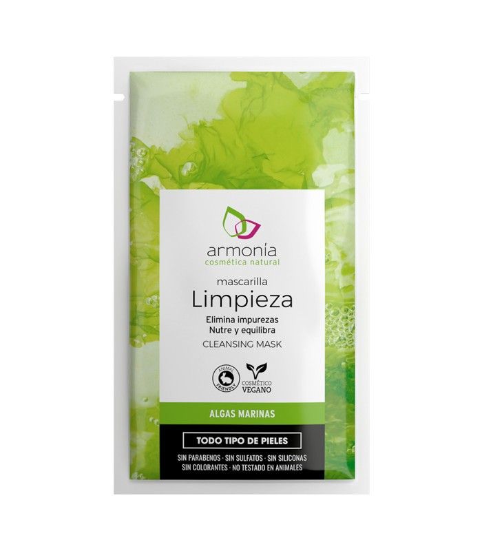 Mascarilla Limpieza intensa de algas marinas 10 ml de Armonía