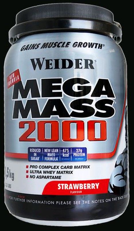 Mega Mass 4000 Fresa Bag Nueva Formula 4 Kg