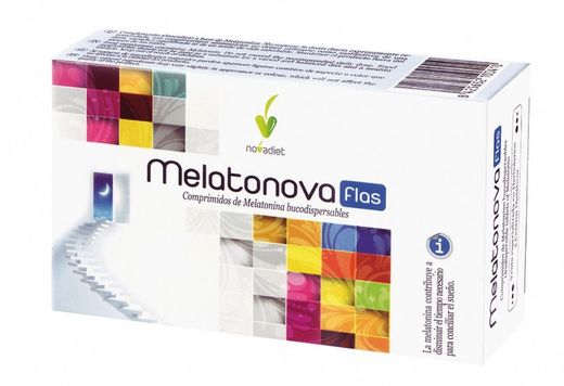 Melatonova flas 1,9 mg x 30 comprimidos Novadiet